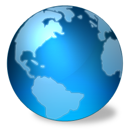 Connected, Globe Icon