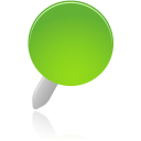 Green, Pin Icon