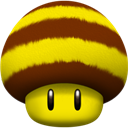 Bee, Mushroom Icon
