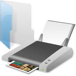 Folder, Printer Icon