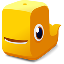 Orange, Whale Icon