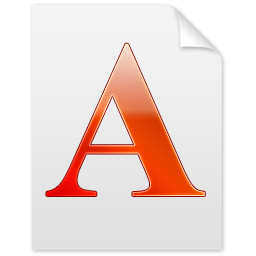 a, Font Icon