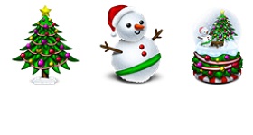 Merry Xmas 2010 Icons