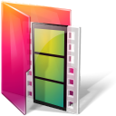 Aurora, Folders, Icontexto, Movies Icon