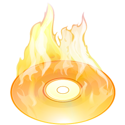 Burn, Disk Icon