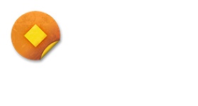 Orange Grunge Stickers Icons