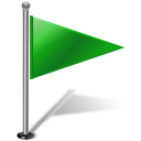 Flag1rightgreen Icon