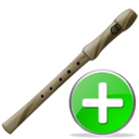 Add, Flute Icon