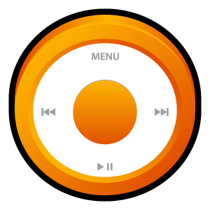 Ipod, Orange Icon