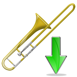 Down, Trombone Icon