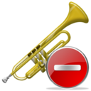 Delete, Trumpet Icon