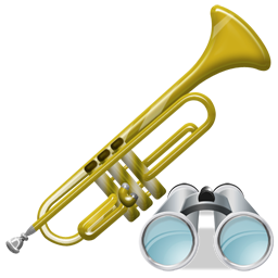 Search, Trumpet Icon