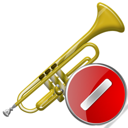 Cancel, Trumpet Icon