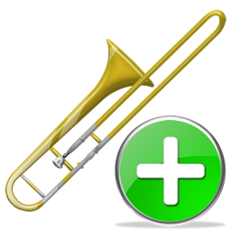 Add, Trombone Icon