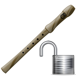 Flute, Unlock Icon