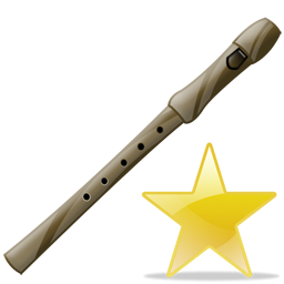 Fav, Flute Icon