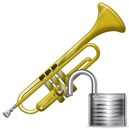 Trumpet, Unlock Icon