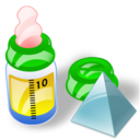 Bottle, Feeding, Level Icon