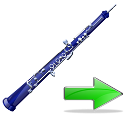 Next, Oboe Icon