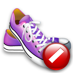 Cancel, Shoes Icon