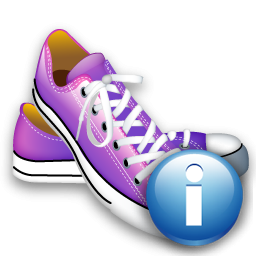 Info, Shoes Icon