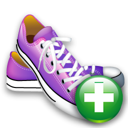 Add, Shoes Icon