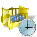 Clock, Cradle Icon