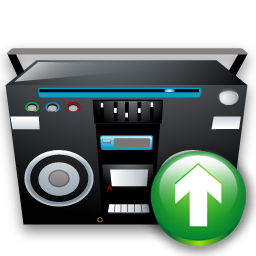 Recoder, Tape, Up Icon