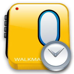 Clock, Walkman Icon