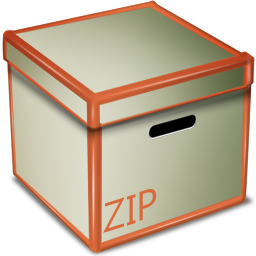 Box, Zip Icon