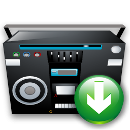 Down, Recoder, Tape Icon