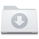  , Downloads, Folder, White Icon