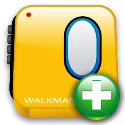 Add, Walkman Icon