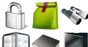 Bagg And Boxes Icons