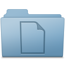 Blue, Documents, Folder Icon