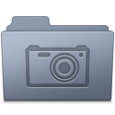 Folder, Graphite, Pictures Icon