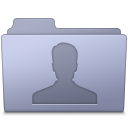 Folder, Lavender, Users Icon