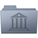 Folder, Graphite, Library Icon