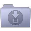Downloads, Folder, Lavender Icon