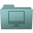 Computer, Folder, Willow Icon
