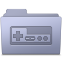 Folder, Game, Lavender Icon