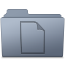 Documents, Folder, Graphite Icon