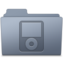 Folder, Graphite, Ipod Icon