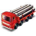Pipe, Truck Icon