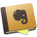 Alt, Brown, Evernote Icon