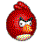 Bird, Red Icon