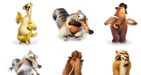 Ice Age Character Icons