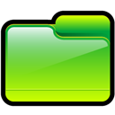 Folder, Generic, Green Icon