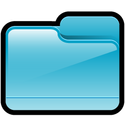 Blue, Folder, Generic Icon