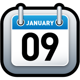 Blue, Calendar Icon